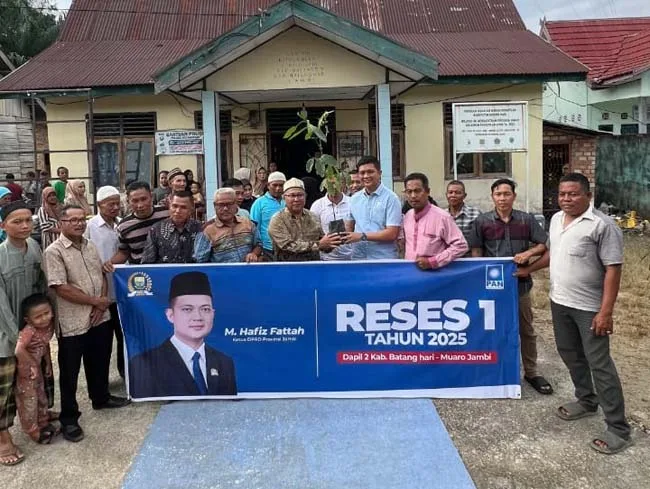Ketua DPRD Hafiz Fattah Turun Reses, Tampung Aspirasi Warga Desa Simpang Jelutih. Foto : Istimewa
